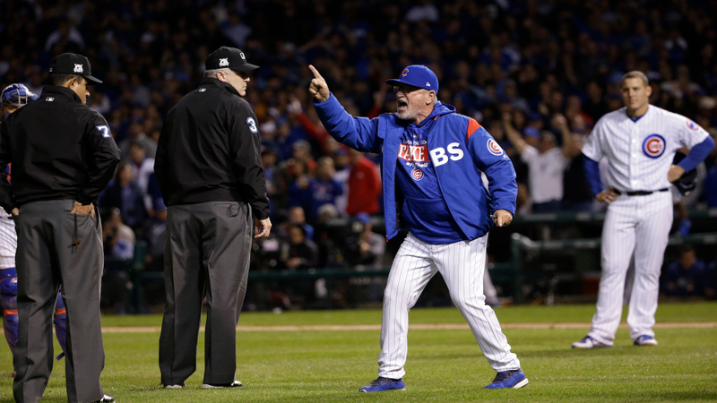 Illustration for article titled This Is The Arc Of Joe Maddon's Anger